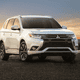 The Outlander PHEV follows Modest Mountain’s mantra “White and in Charge”